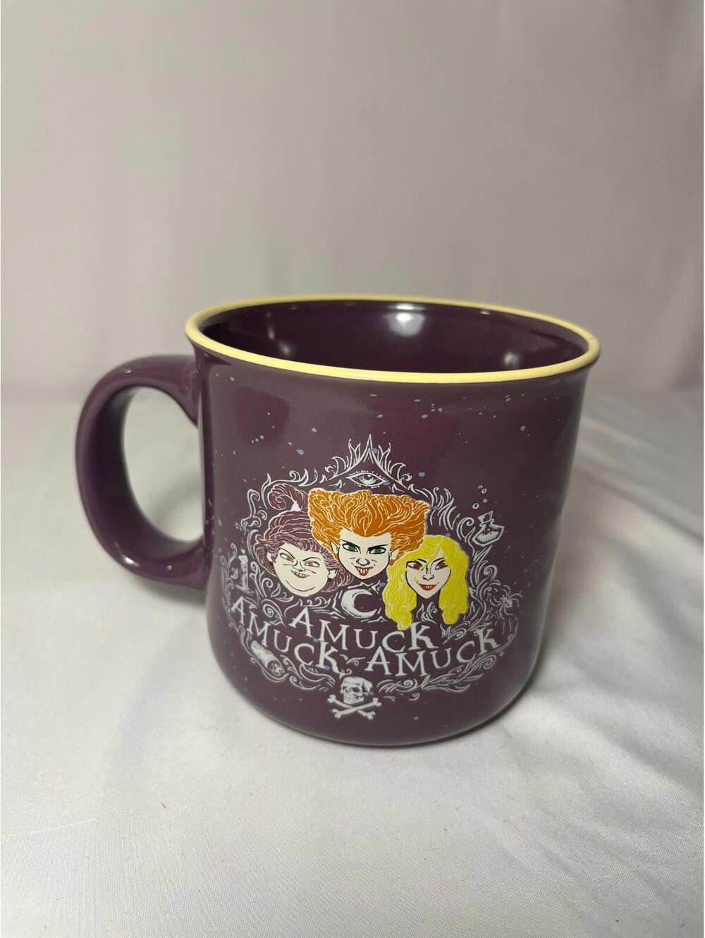 Disney Hocus Pocus Sanderson Sisters Camper Mug Purple 20oz AMUCK Collectible
